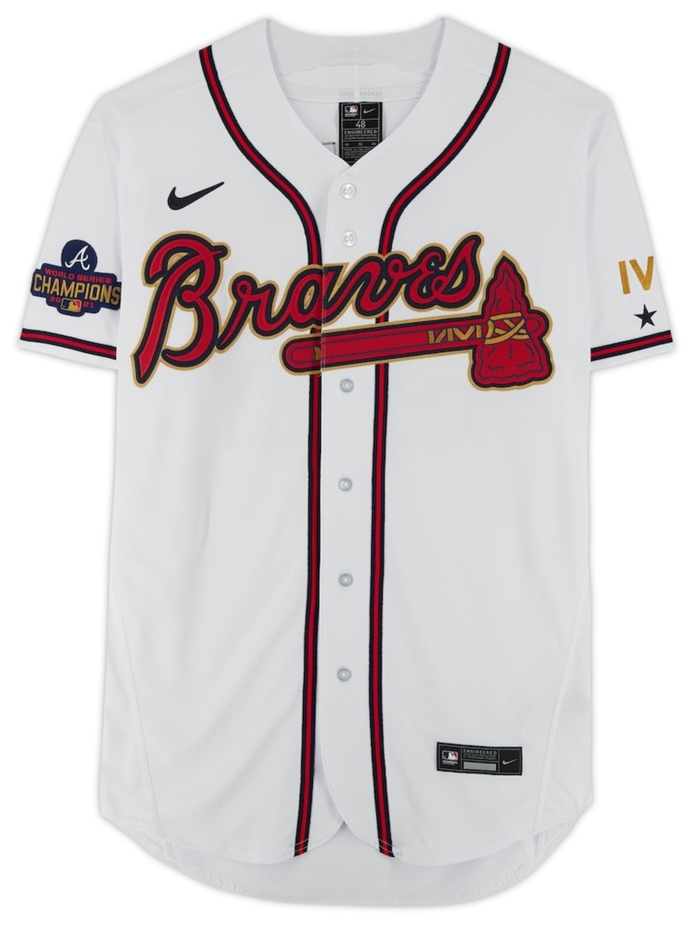ATL Braves World Series Gold Jersey